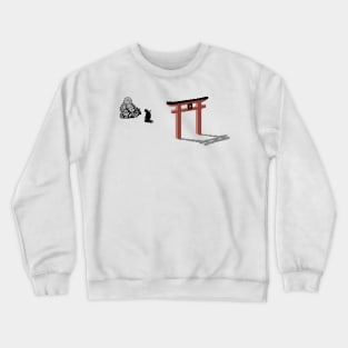 Last Ninja Prayer Pixel Art Crewneck Sweatshirt